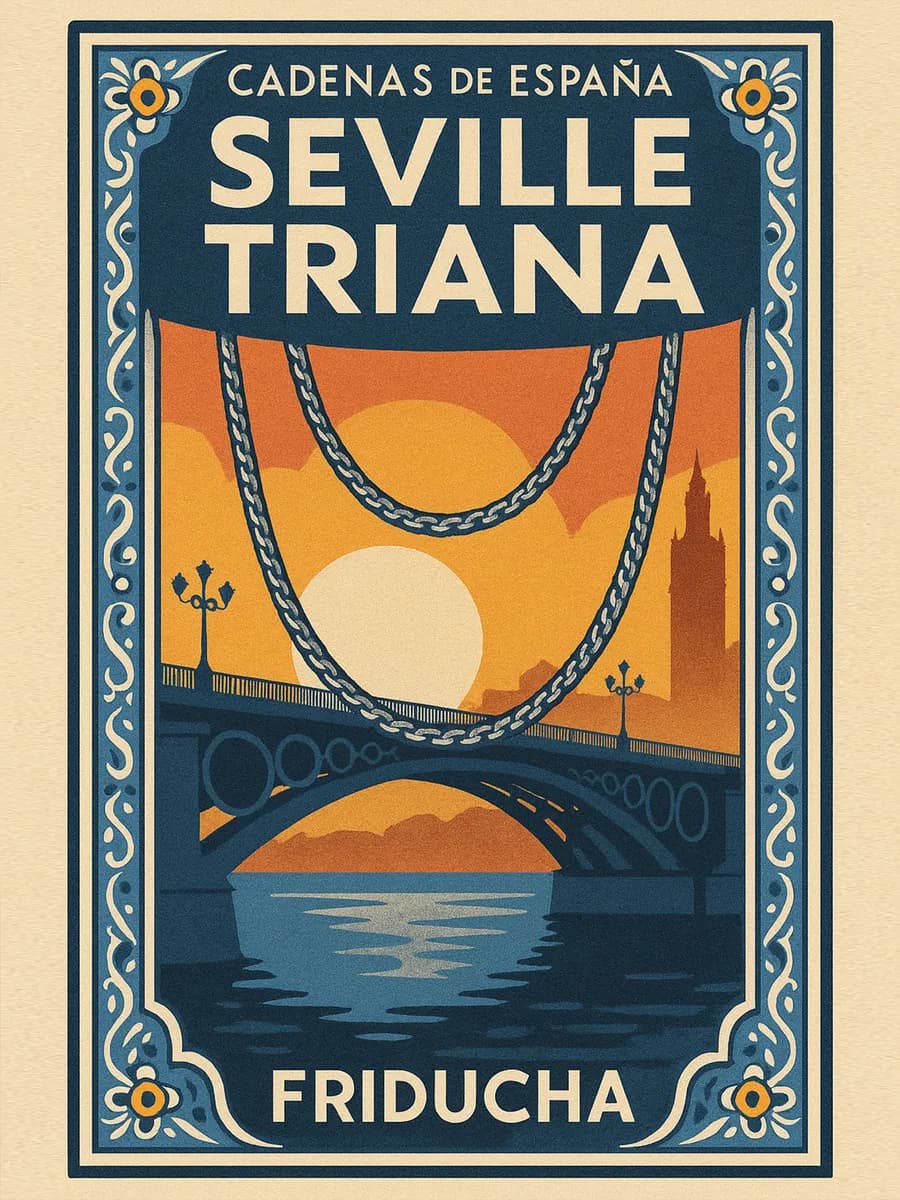 Цепочка SEVILLE TRIANA, якорное плетение, родий