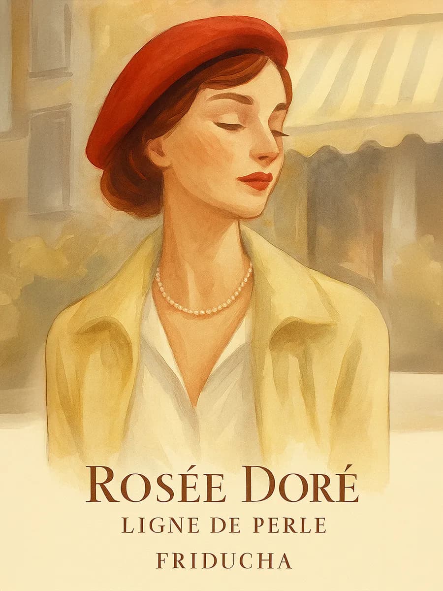 Чокер Rosée Doré, жемчуг 3–3,5, позолота