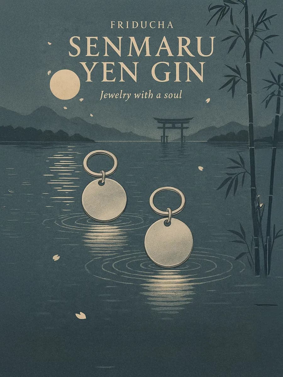 Подвески Yen Gin, монетки 12 мм, родий, 2 шт
