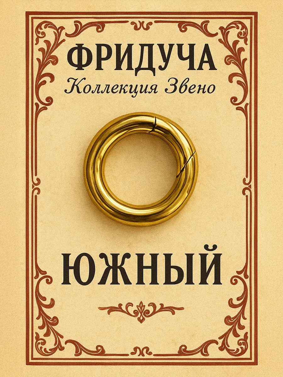 Подвеска-кольцо «Южный», 20 мм, позолота